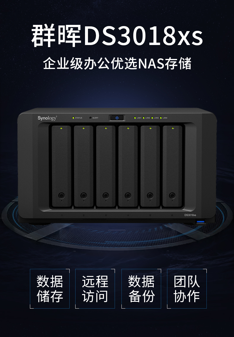 DS3018xs NAS synology |SӍ_ Btrfs  ļ ͬ Wj惦 ļ űP ļ 6Pλ ļͬ ̓M ýw d